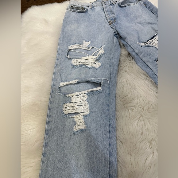 Camar LF Distressed Jeans Light Wash Size 29 - Picture 3 of 6